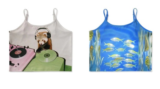 Y2K Animal Cami Crop Tops Meet Your 2025 Summer Trend