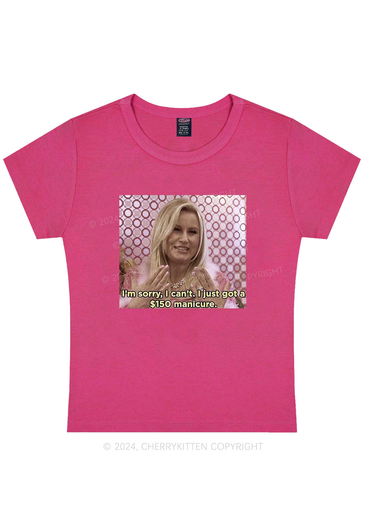 Got Manicure Y2K Baby Tee Cherrykitten
