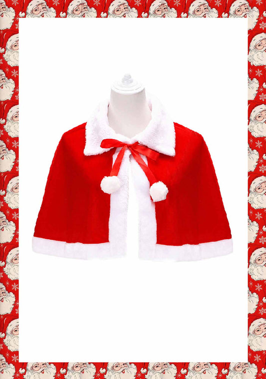 Christmas Y2K Red Cape Cosplay Costume