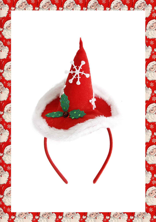 Y2K Snowflake Christmas Hat Hairband