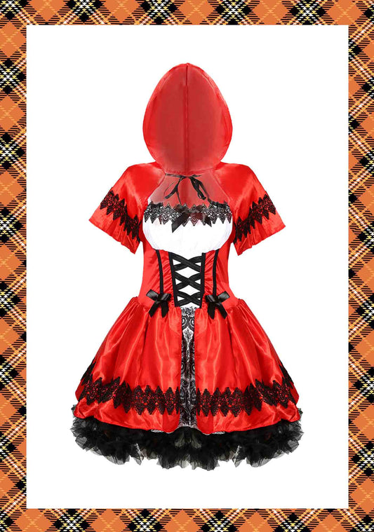 Halloween Y2K Little Red Riding Hood Cosplay Costume