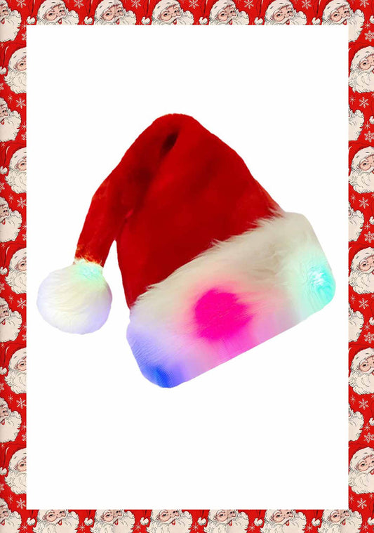 Y2K LED Illuminated Christmas Hat