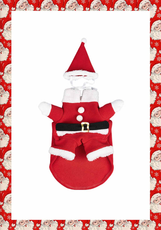 Santa Claus Cape Y2K Christmas Pet Dog Costume
