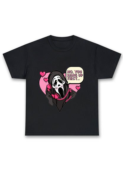 Halloween Skeleton And Pink Hearts Chunky Shirt