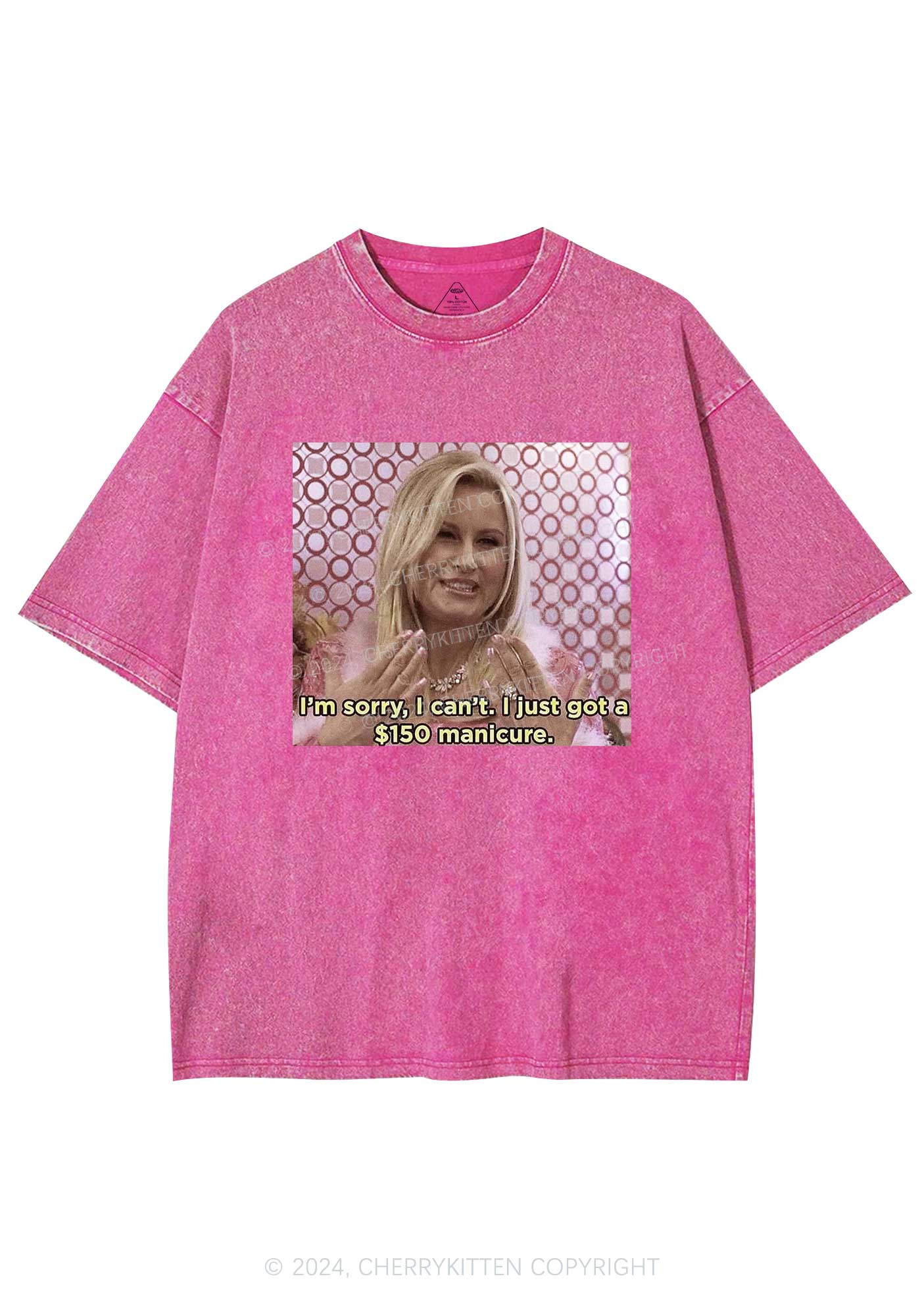 Got Manicure Y2K Washed Tee Cherrykitten