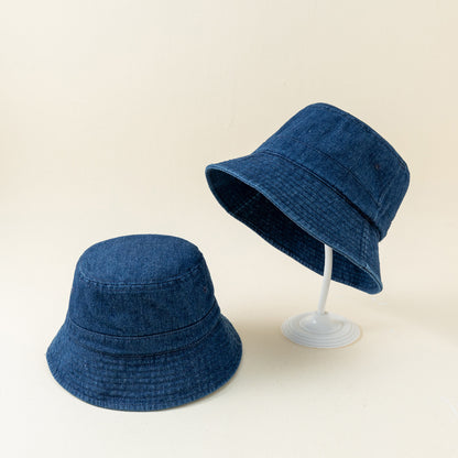 Four Colors Washed Denim Bucket Hat