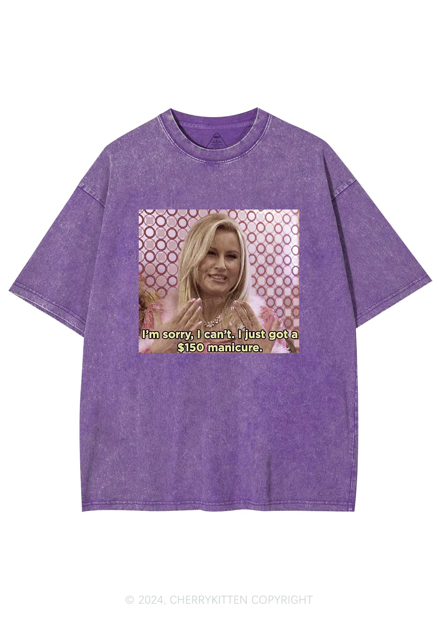 Got Manicure Y2K Washed Tee Cherrykitten