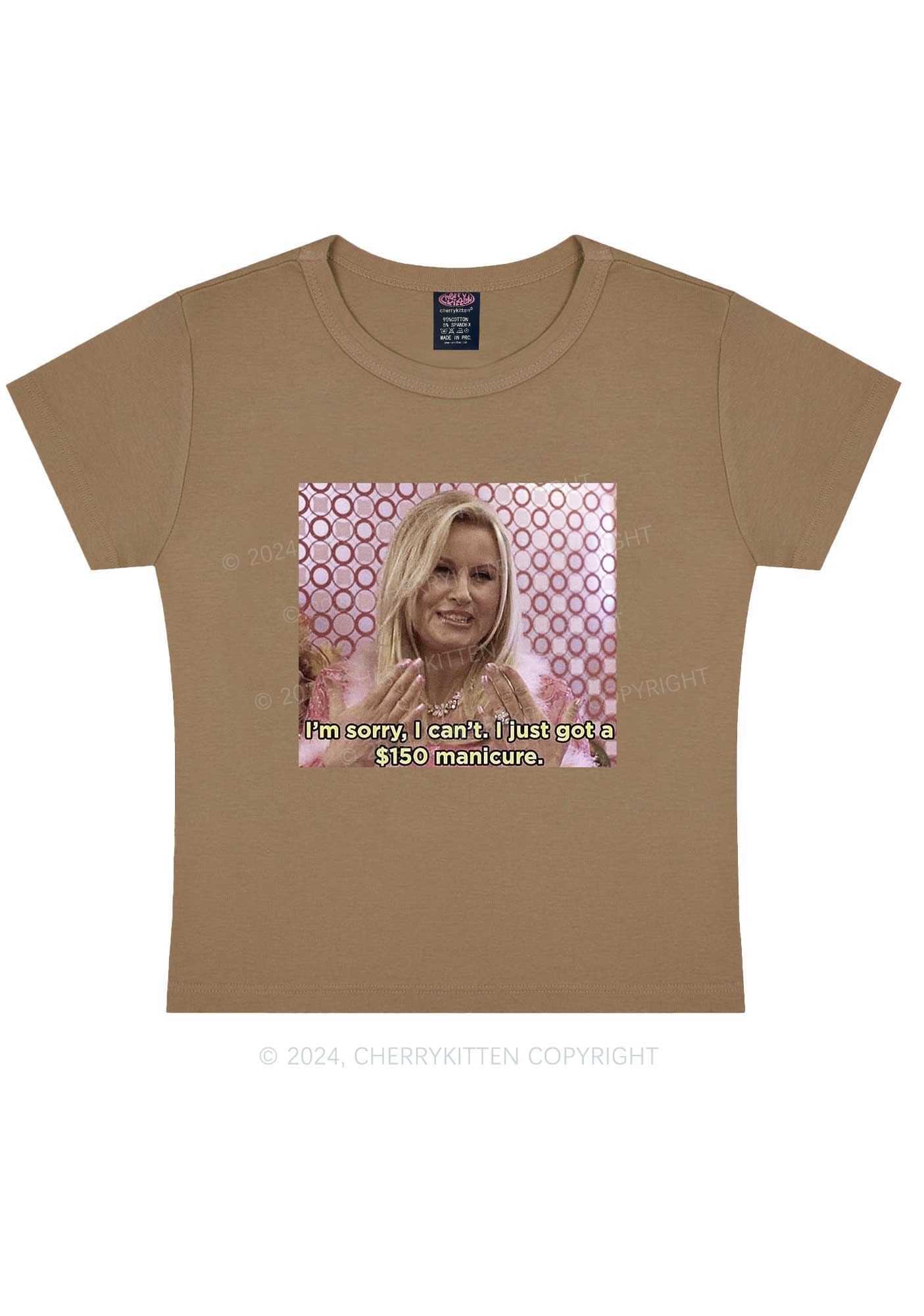 Got Manicure Y2K Baby Tee Cherrykitten
