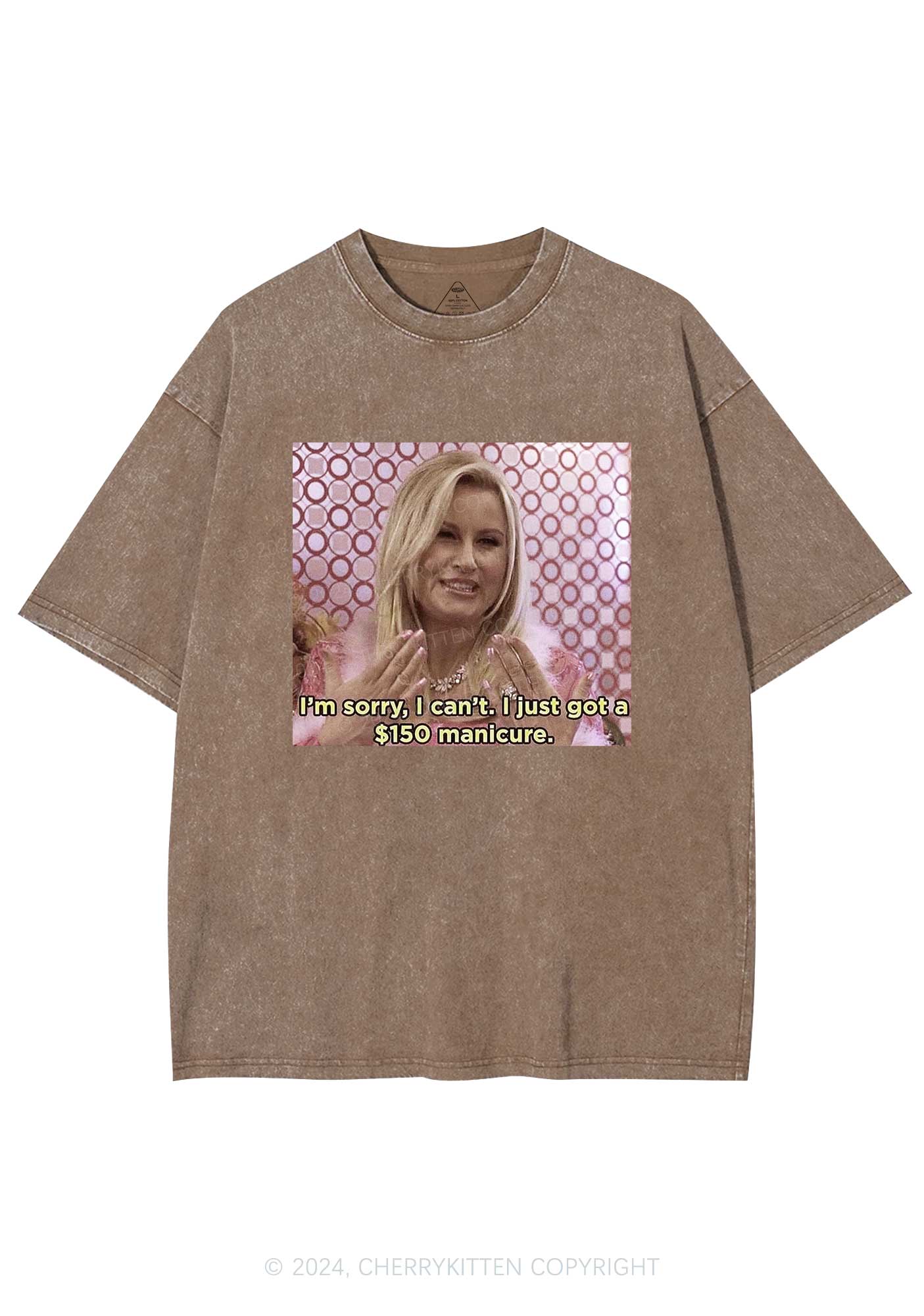 Got Manicure Y2K Washed Tee Cherrykitten