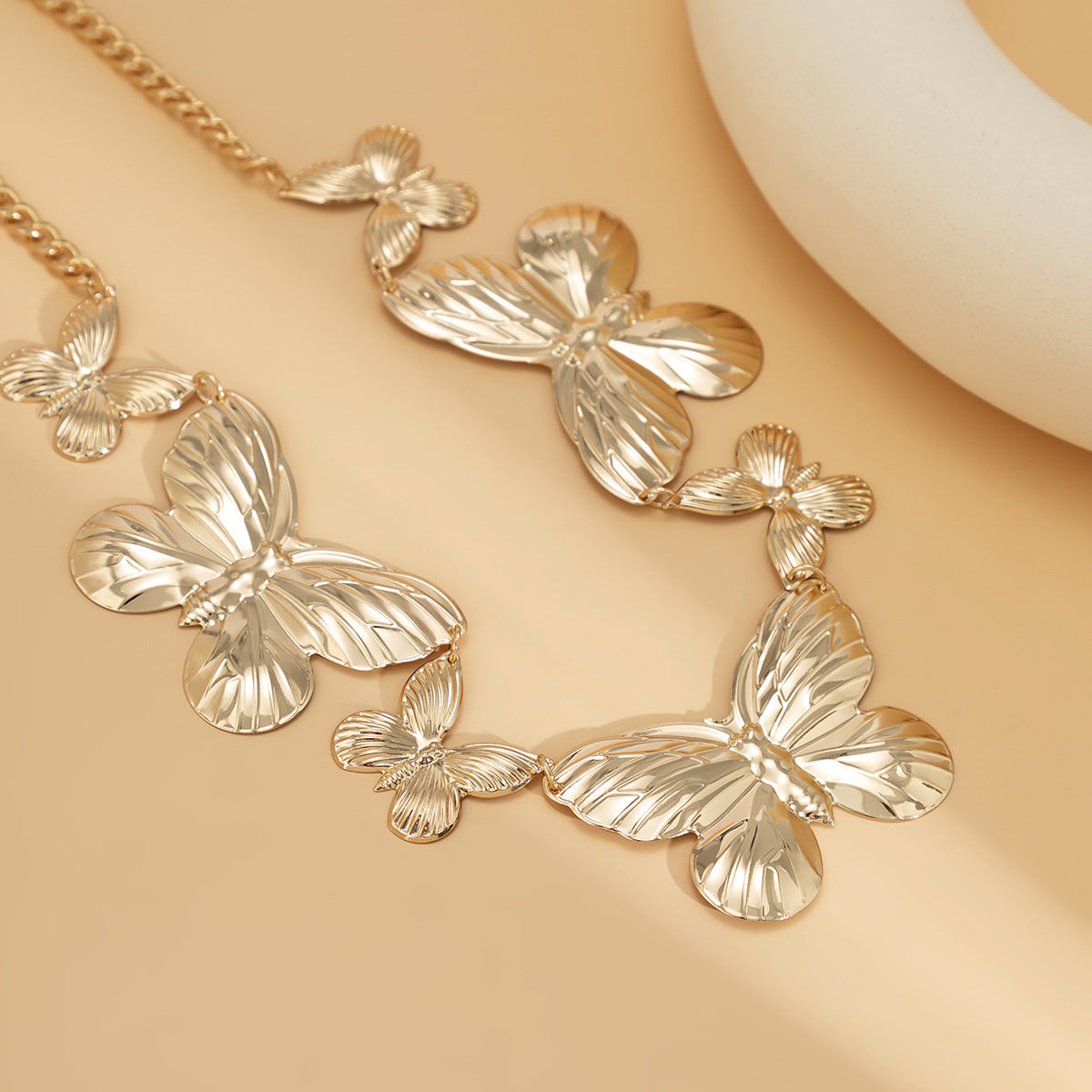 Punk Three Dimensional Stitching Butterfly Waist Chain