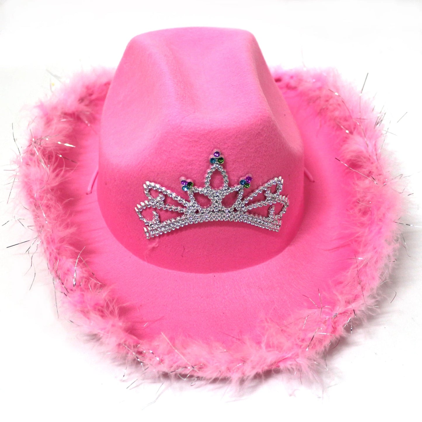 Pink Velvet Cowgirl Hat