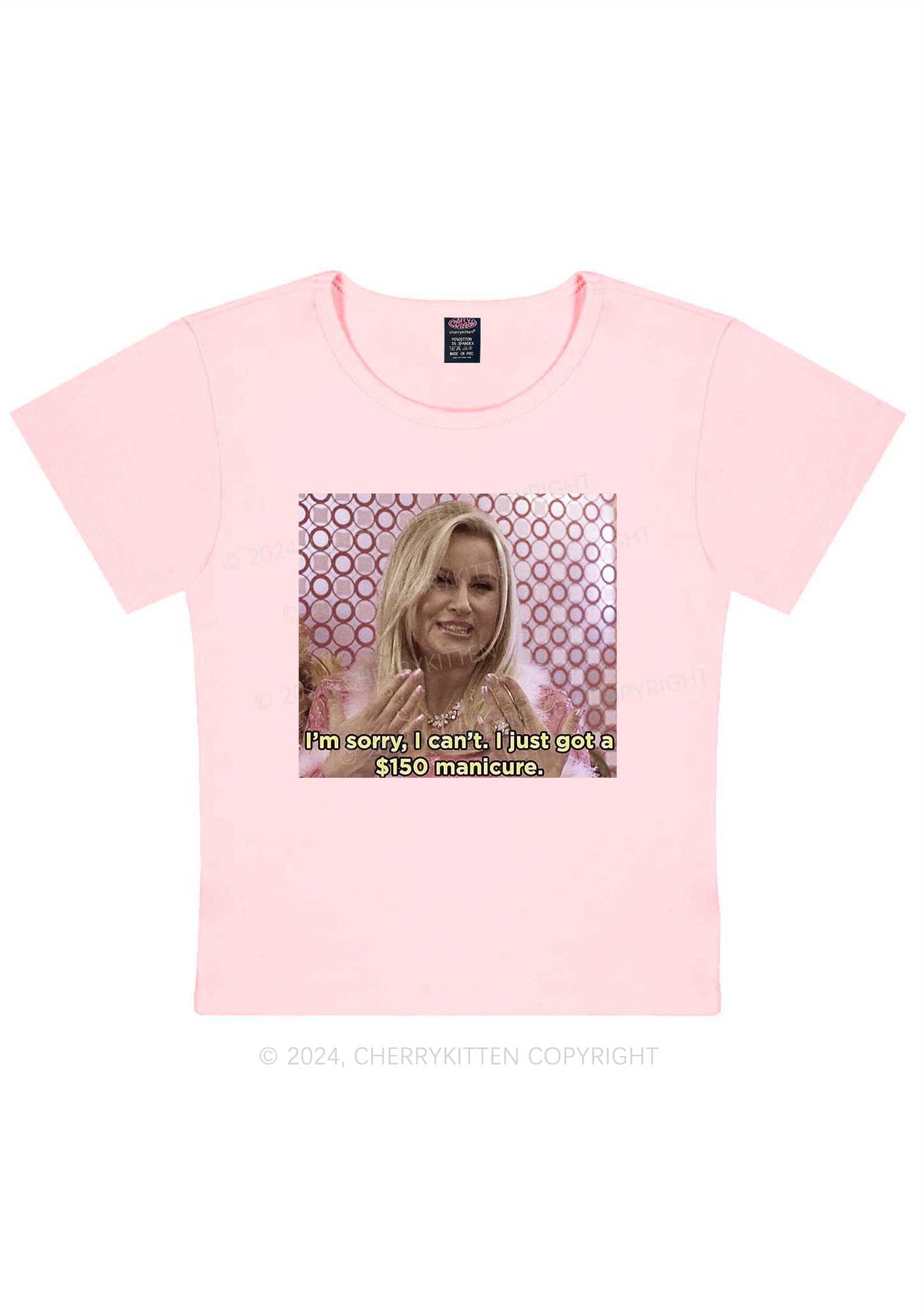 Got Manicure Y2K Baby Tee Cherrykitten