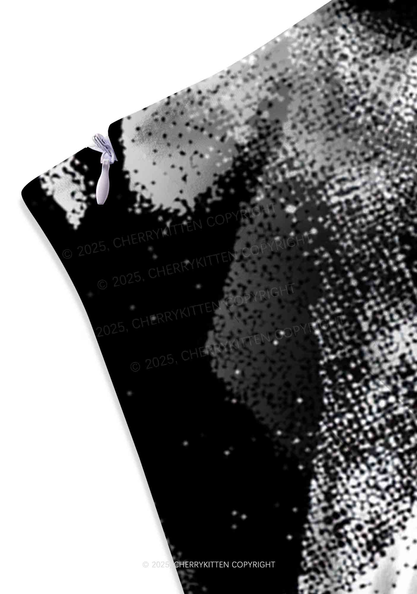 Halloween Gothic Skull Y2K Print Mini Skirt Cherrykitten