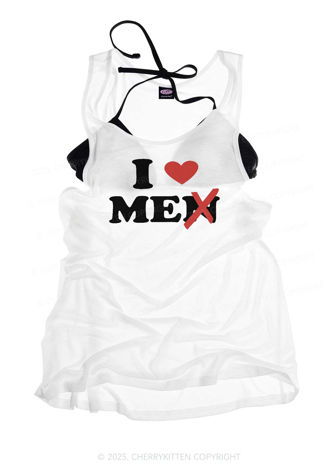 Love Me Not Men Y2K Sheer Boyfriend Tank Cherrykitten