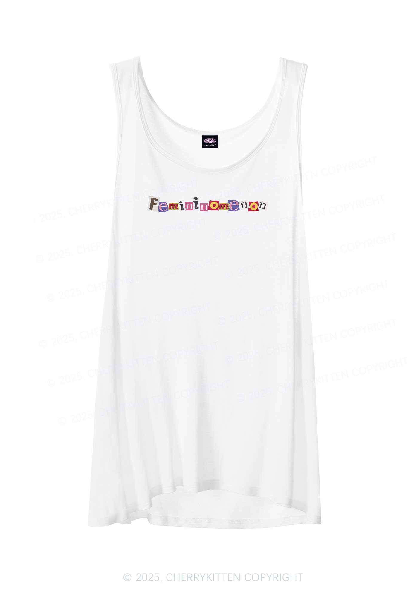 Femininomenon Y2K Sheer Boyfriend Tank Cherrykitten