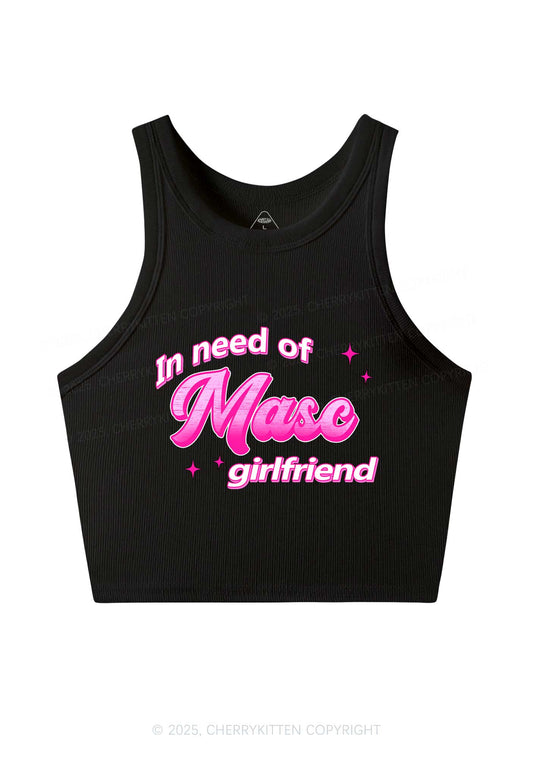 Need Masc Girlfriend Pride Y2K Crop Tank Top Cherrykitten