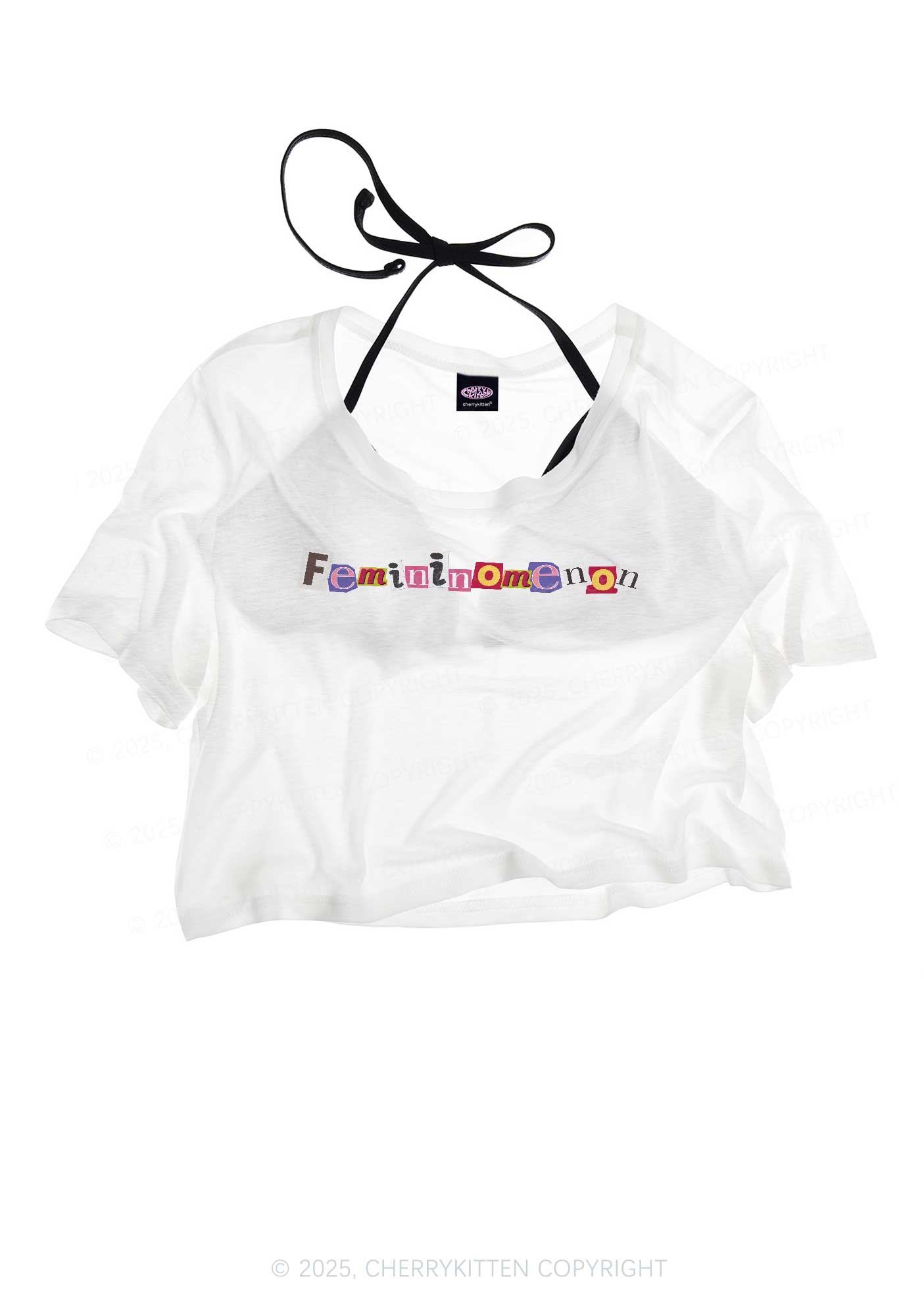 Femininomenon Y2K Sheer Crop Tee Cherrykitten