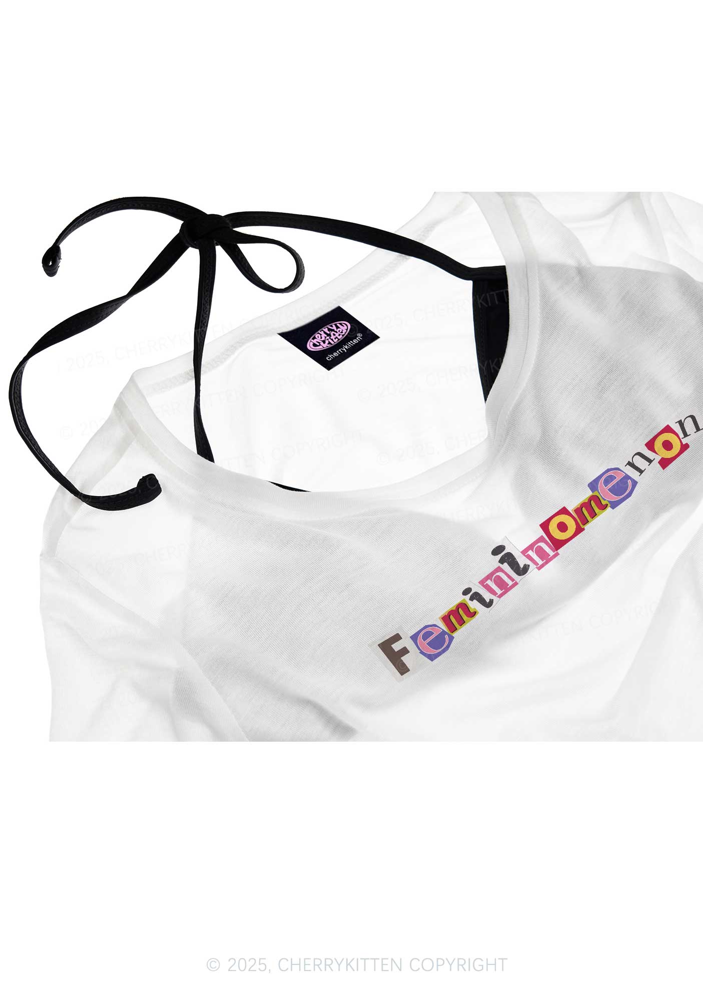 Femininomenon Y2K Sheer Crop Tee Cherrykitten