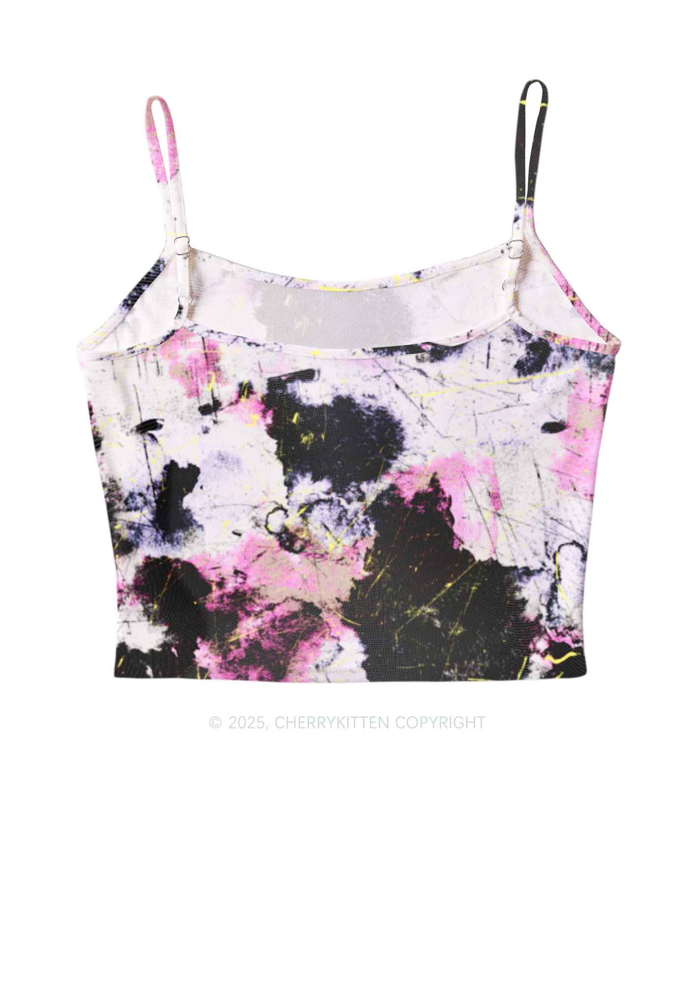 Ink Graffiti Y2K Mesh Cami Tank Cherrykitten