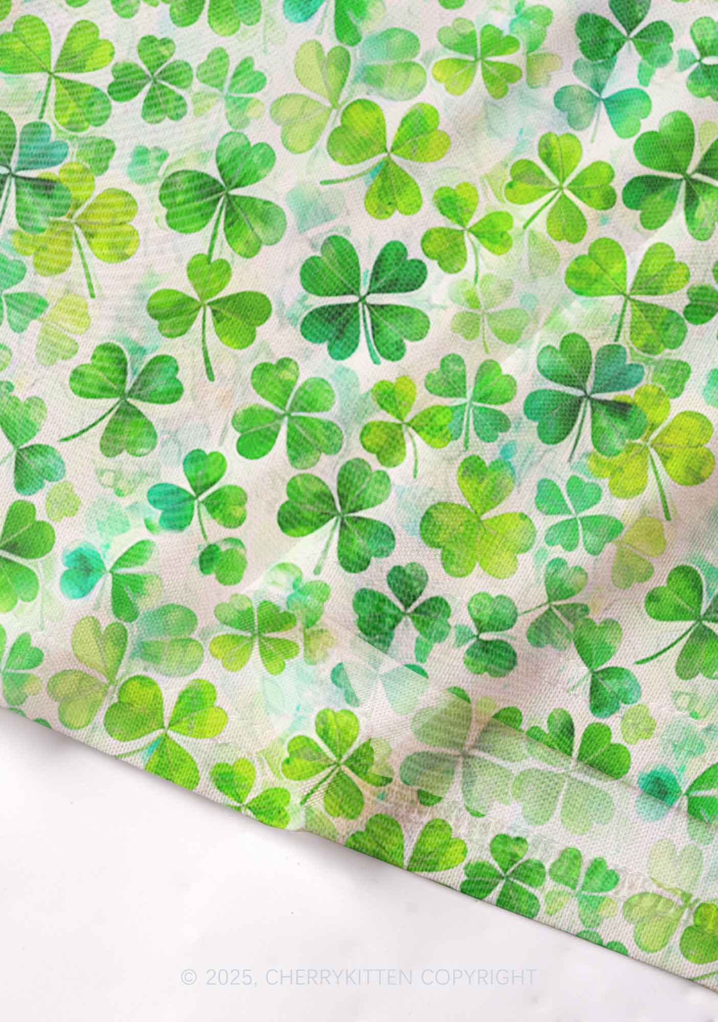 Green Shamrock Y2K Mesh Cami Tank Cherrykitten