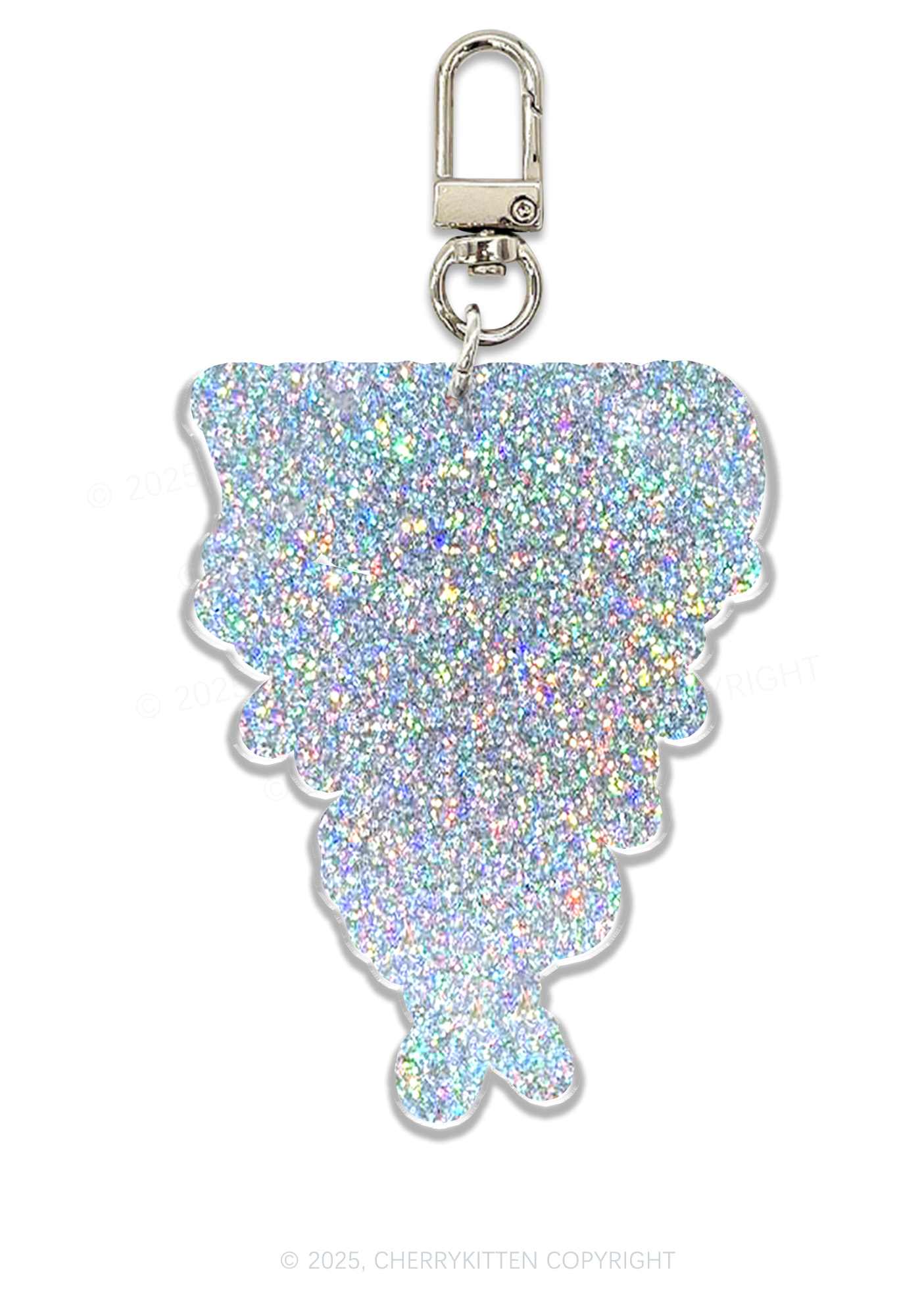 Cunty Satan 1Pc Y2K Glitter Keychain Cherrykitten