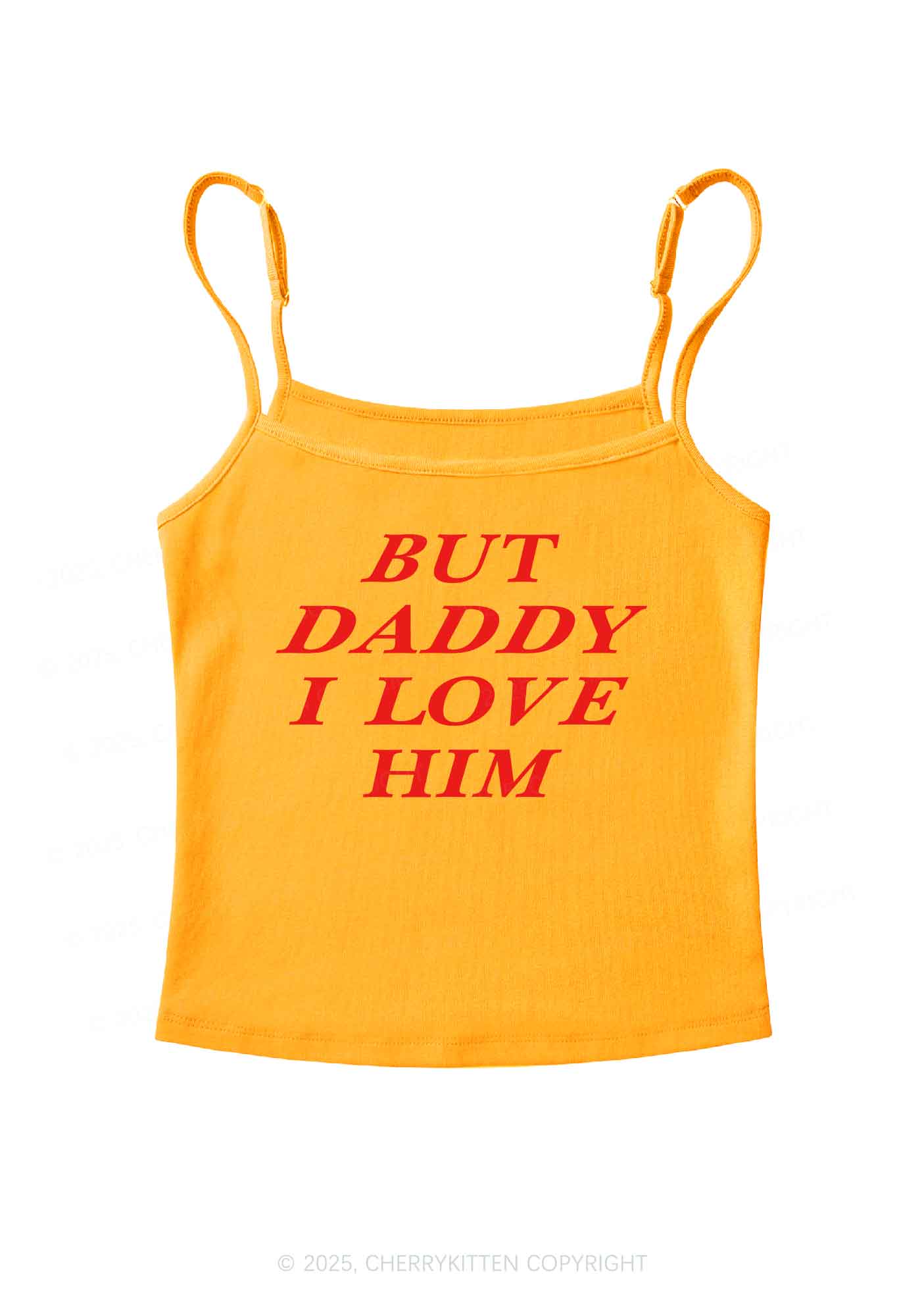 But Daddy I Love Him Y2K Spaghetti Strap Cami Cherrykitten