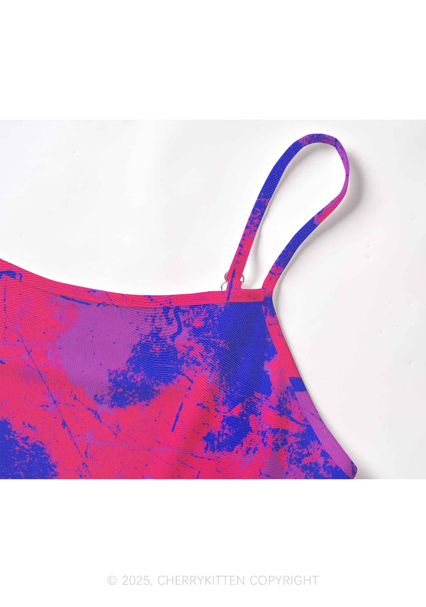 Bisexual Ink Pride Y2K Mesh Cami Tank Cherrykitten