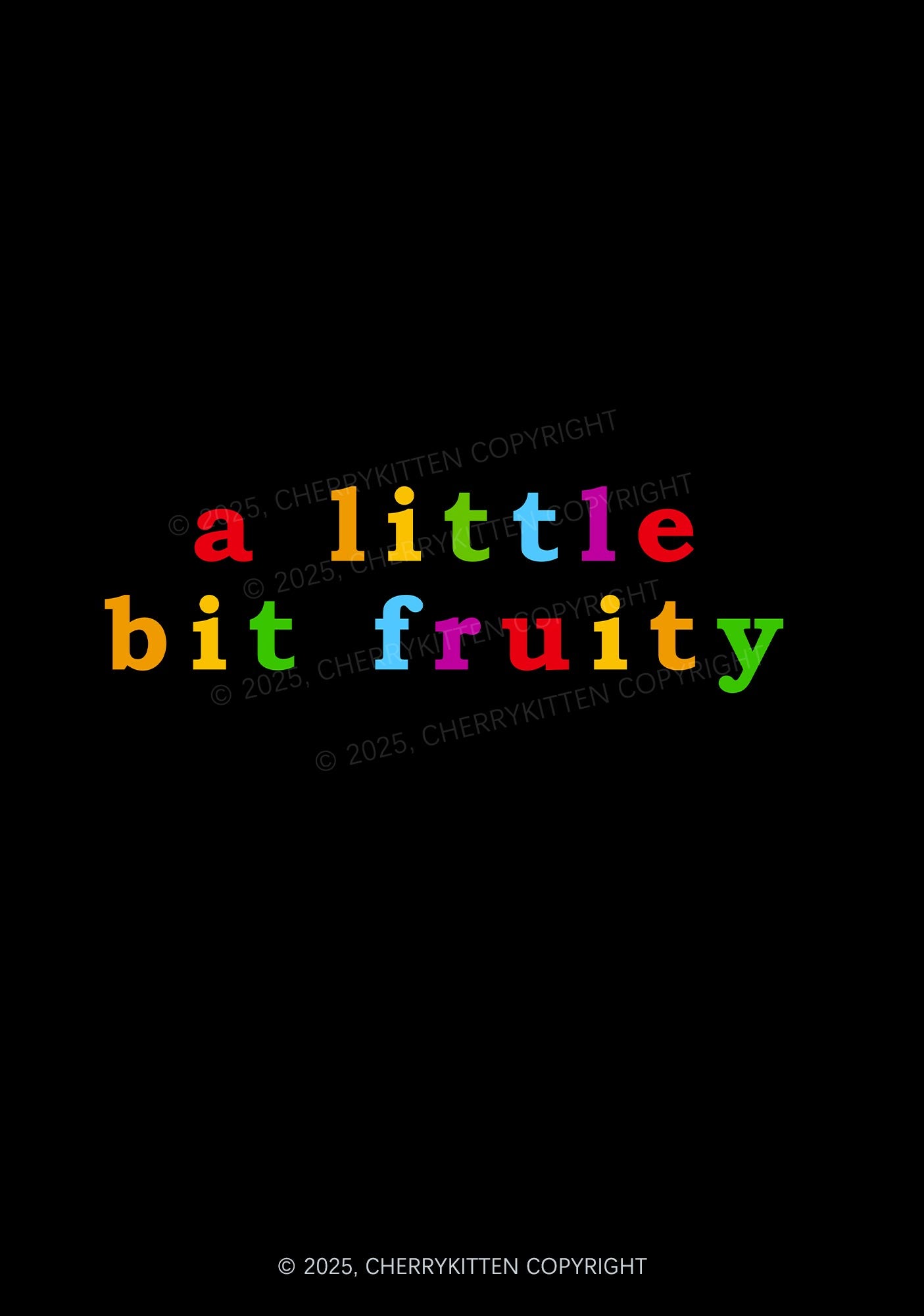A Little Bit Fruity Pride 1Pc Y2K Pin Badge Cherrykitten