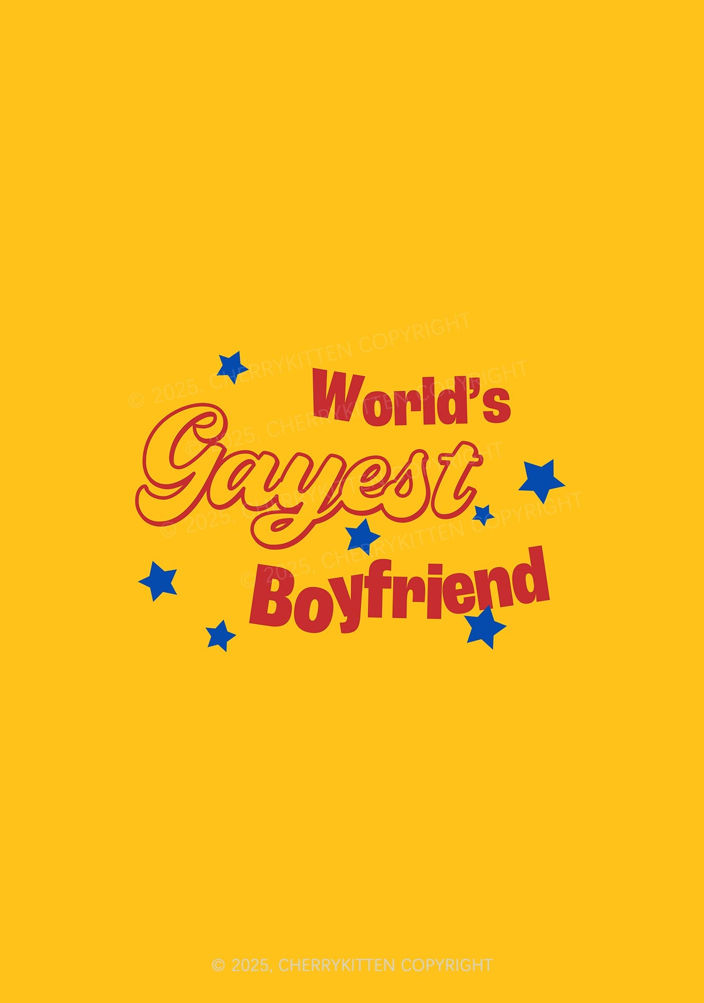 Worlds Gayest Boyfriend Pride 1Pc Y2K Pin Badge Cherrykitten