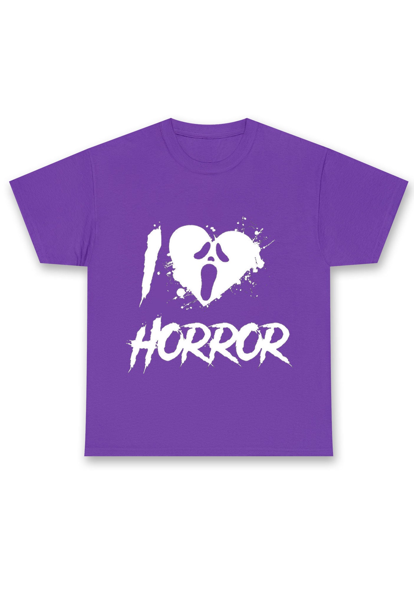 Halloween I Love Horror Chunky Shirt