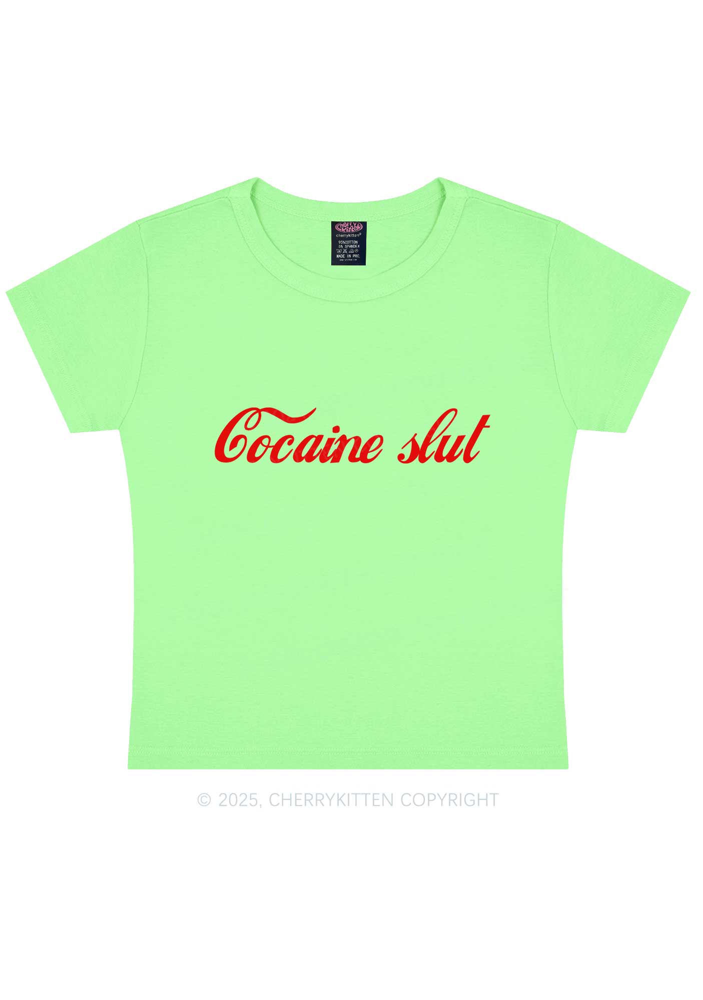 Cola Slxt Y2K Baby Tee Cherrykitten