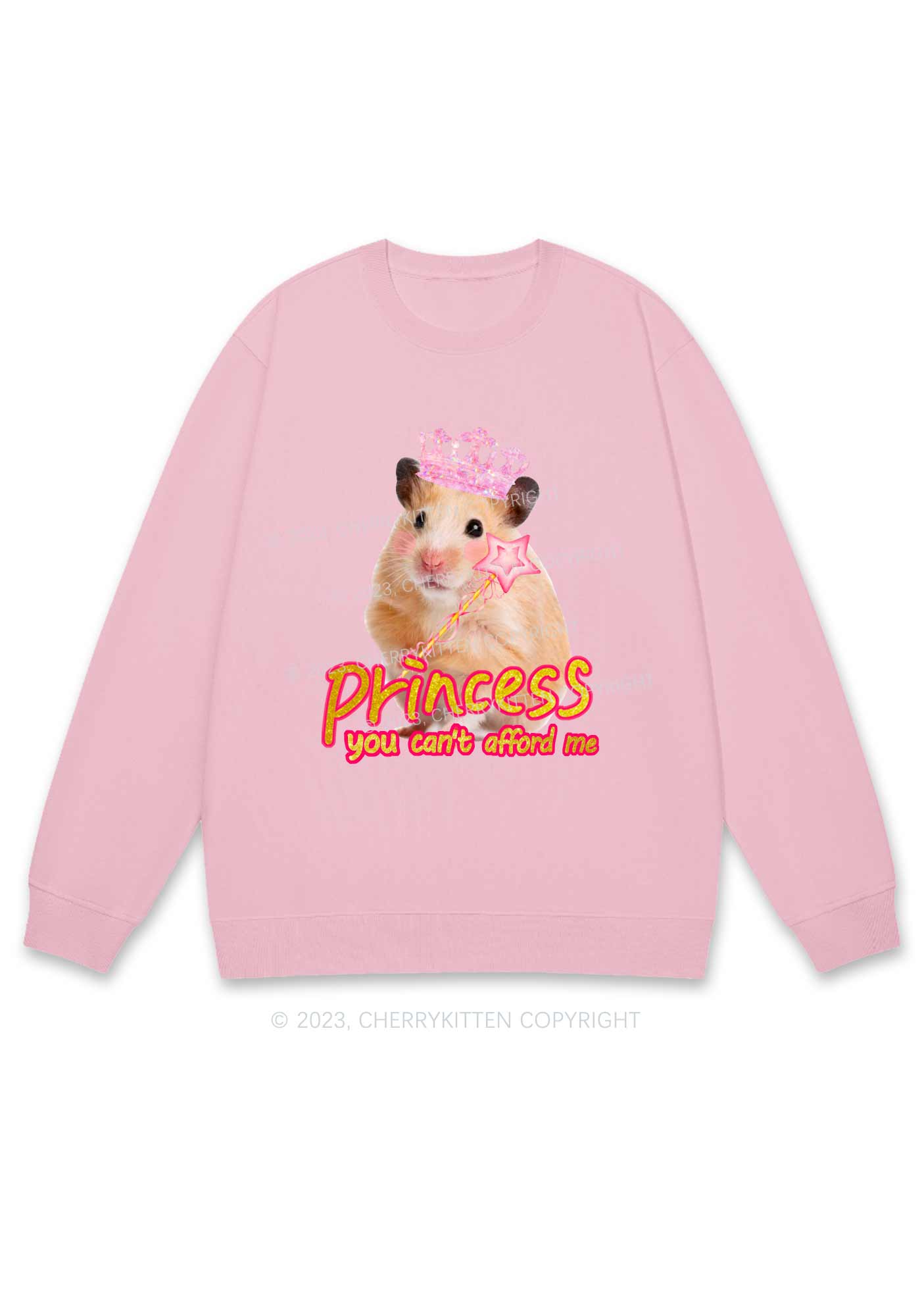 Princess You Can't Afford Me Y2K Sweatshirt Cherrykitten