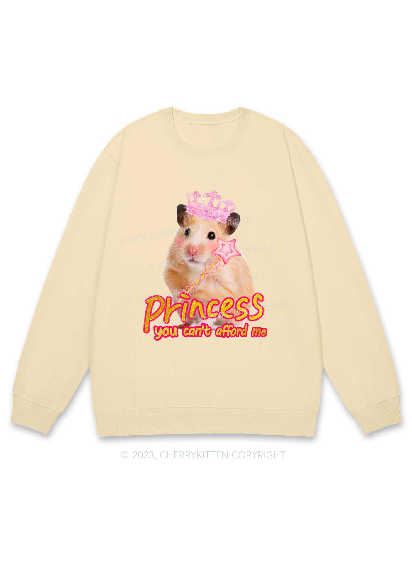 Princess You Can't Afford Me Y2K Sweatshirt Cherrykitten