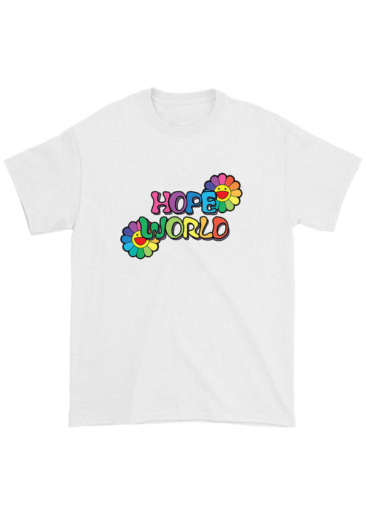 Hope World Flower Bangtan Kpop Chunky Shirt