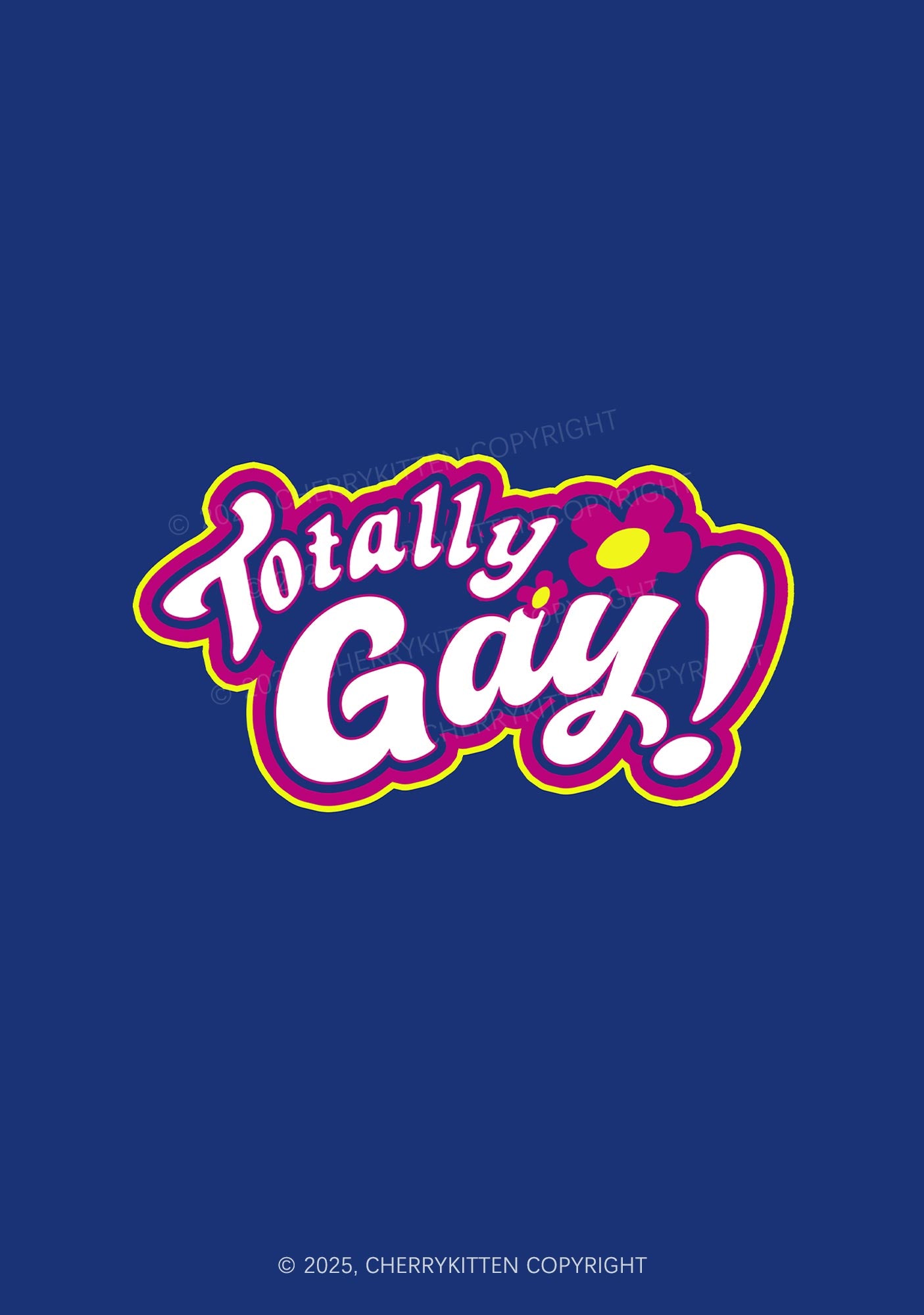 Totally Gay Pride 1Pc Y2K Pin Badge Cherrykitten