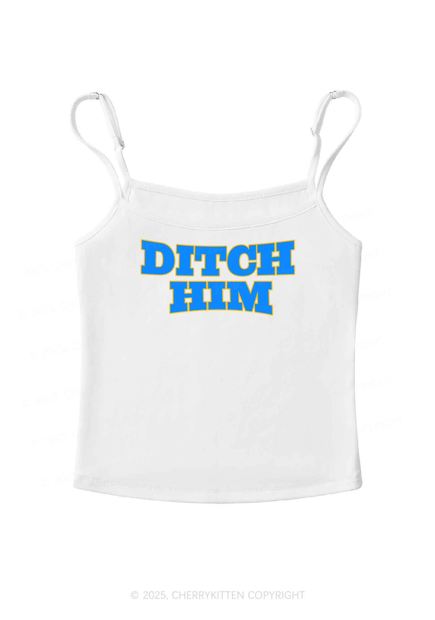 Ditch Him Pride Y2K Spaghetti Strap Cami Cherrykitten