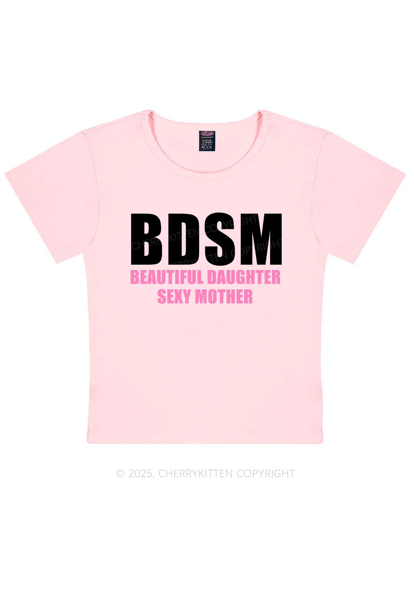 BDSM Daughter Mother Y2K Baby Tee Cherrykitten
