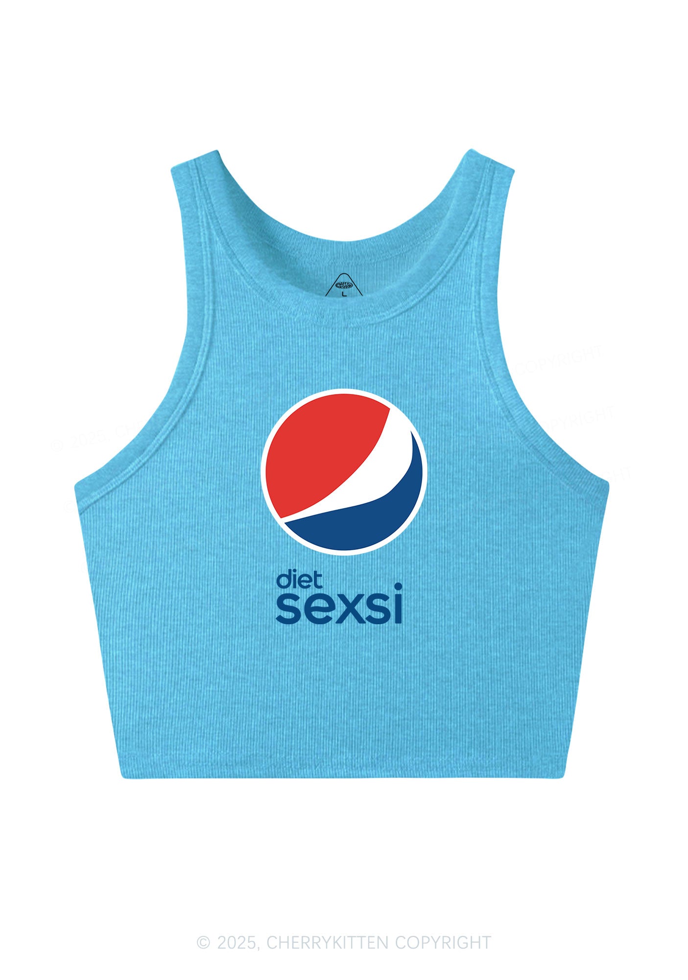 Diet Sexsi Y2K Crop Tank Top Cherrykitten