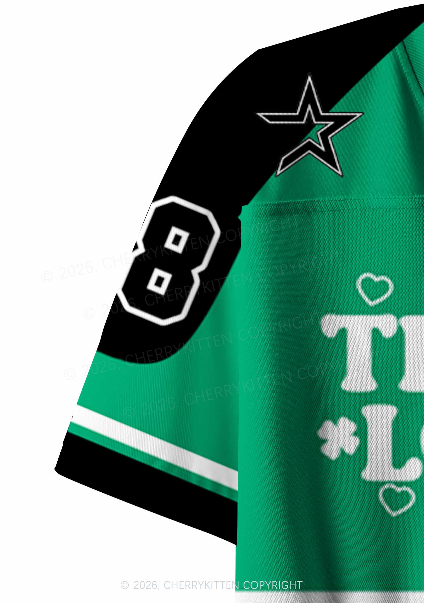 Custom The Irish Love Me St Patricks Y2K Crop Sport Jersey Shirts Cherrykitten