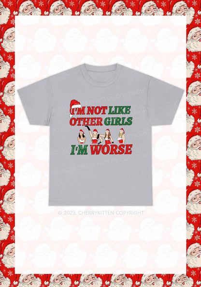I'm Worse Christmas Y2K Chunky Shirt Cherrykitten