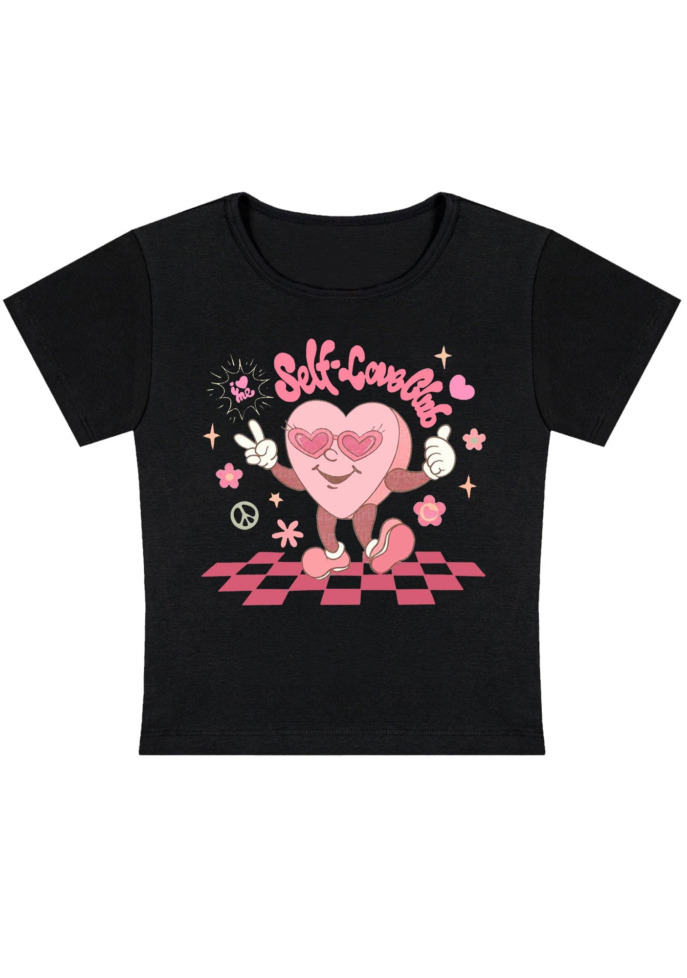 Curvy I Love Me Self Love Club Baby Tee