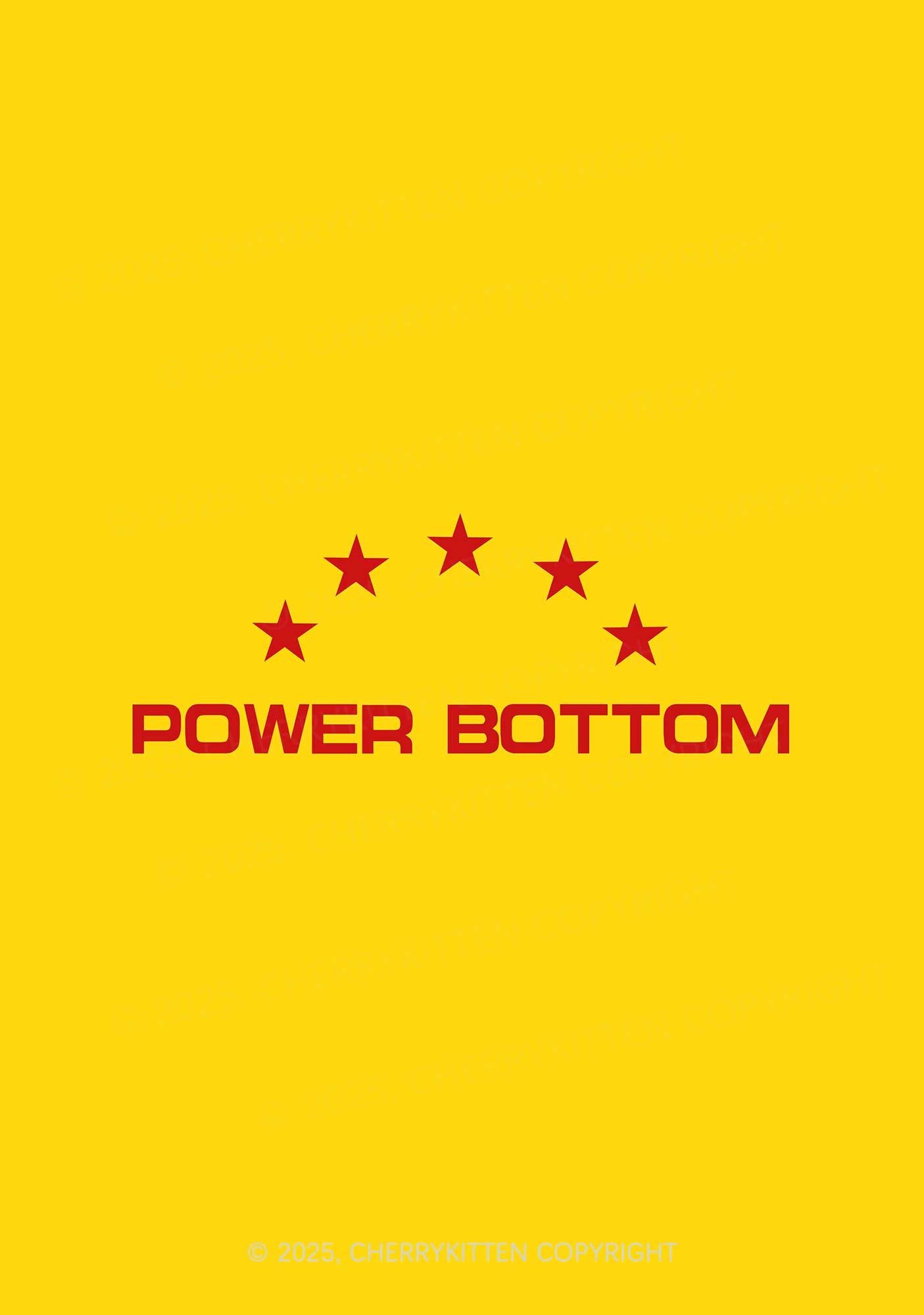Power Bottom Pride 1Pc Y2K Pin Badge Cherrykitten