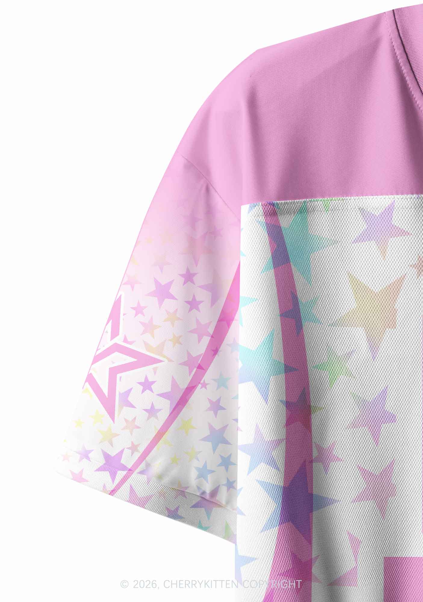 Pink Dog Mxxf Y2K Crop Sport Jersey Shirts Cherrykitten
