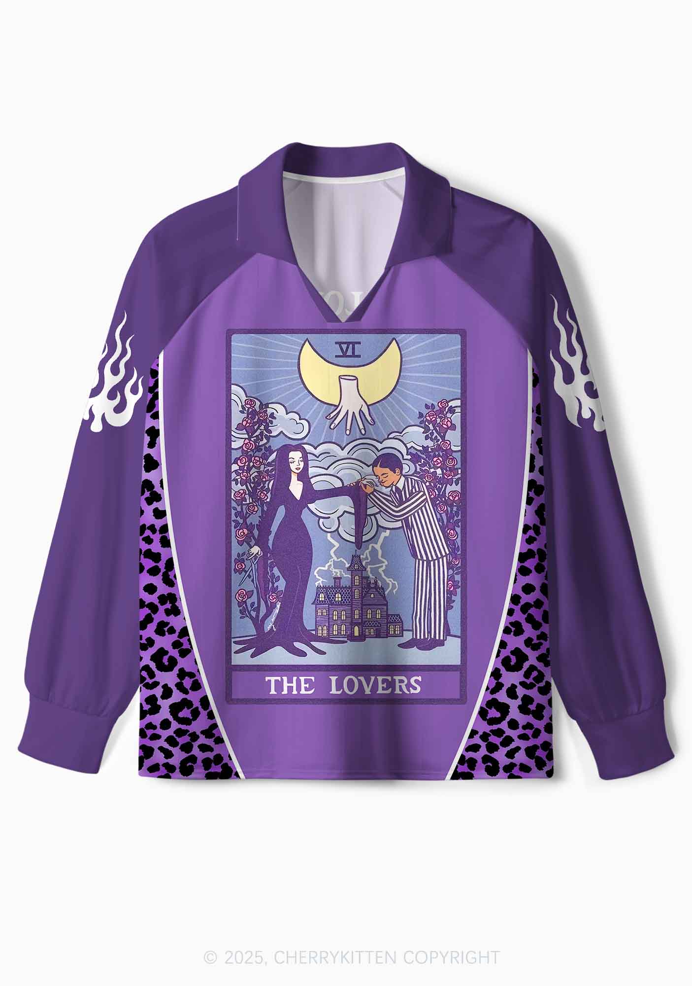 Custom Halloween The Lovers Y2K Long Sleeve Sport Jersey Shirts Cherrykitten