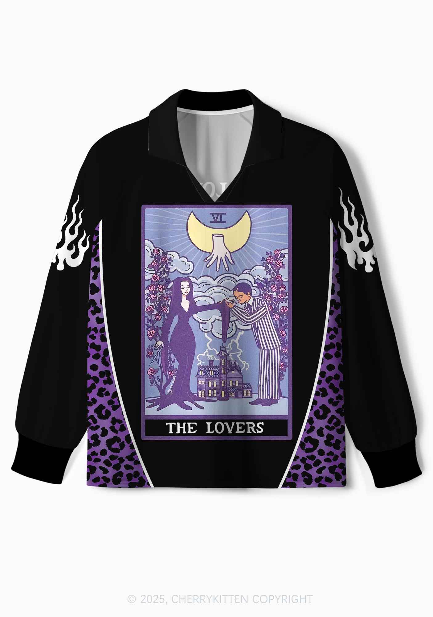 Custom Halloween Black The Lovers Y2K Long Sleeve Sport Jersey Shirts Cherrykitten