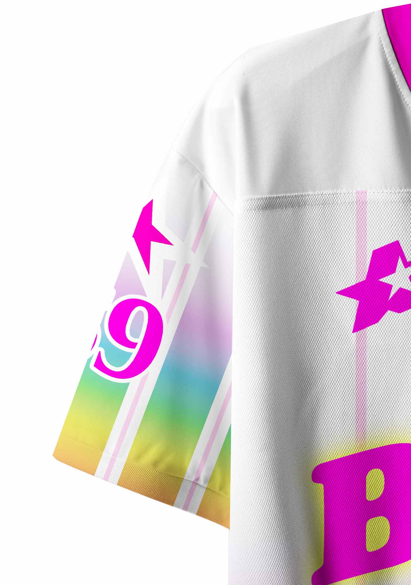 Be Gay Do Crime Rainbow Pride Y2K Crop Sport Jersey Shirts Cherrykitten