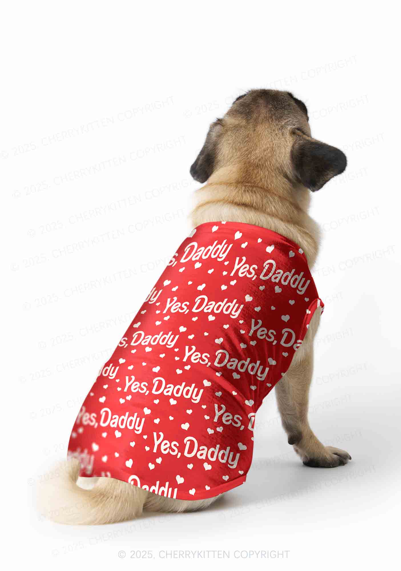 Yes Daddy Y2K Pet Tank Top Cherrykitten