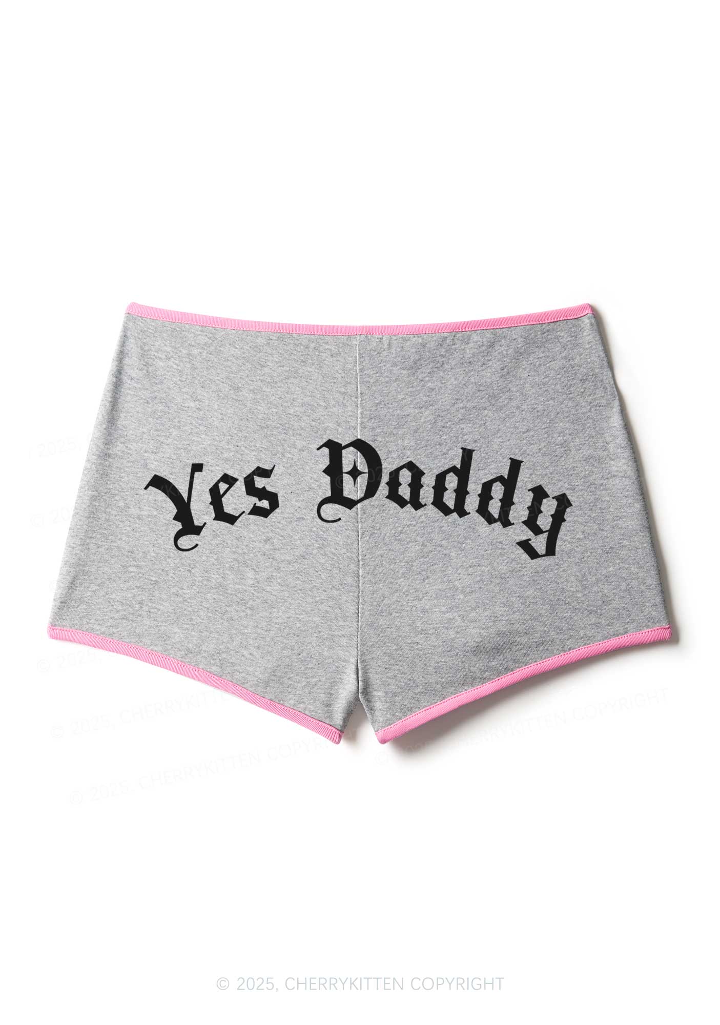 Yes Daddy Goth Y2K Booty Shorts Cherrykitten