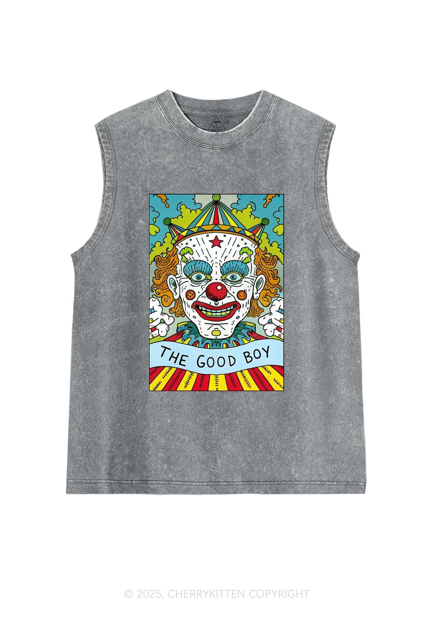 The Good Boy Y2K Washed Tank Cherrykitten