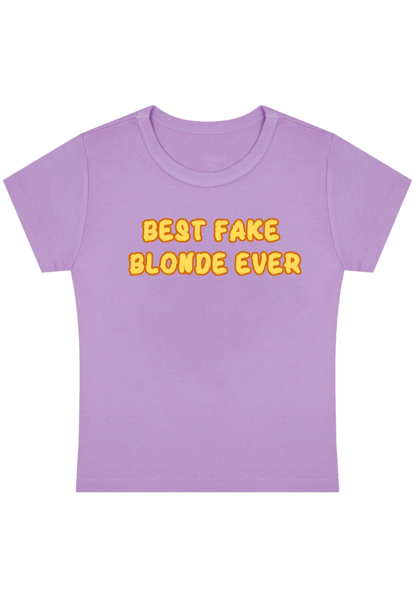 Best Fake Blonde Ever Y2K Baby Tee